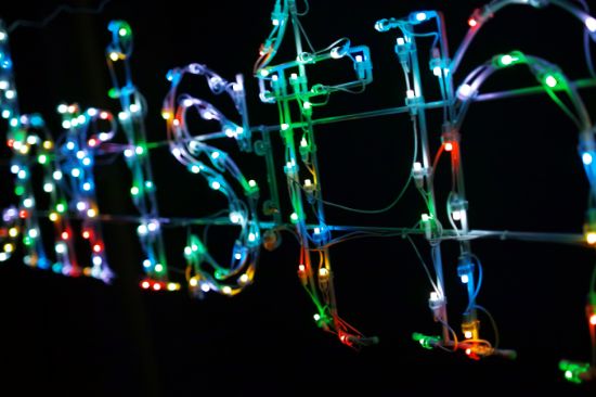 Merry Christmas Multi-Color Sign