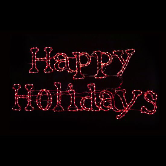 Happy Holidays Multi-Color Sign